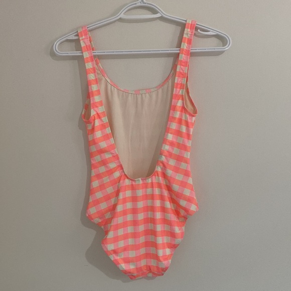 Solid & Striped Annemarie gingham One piece swimsuit - Picture 2 of 4